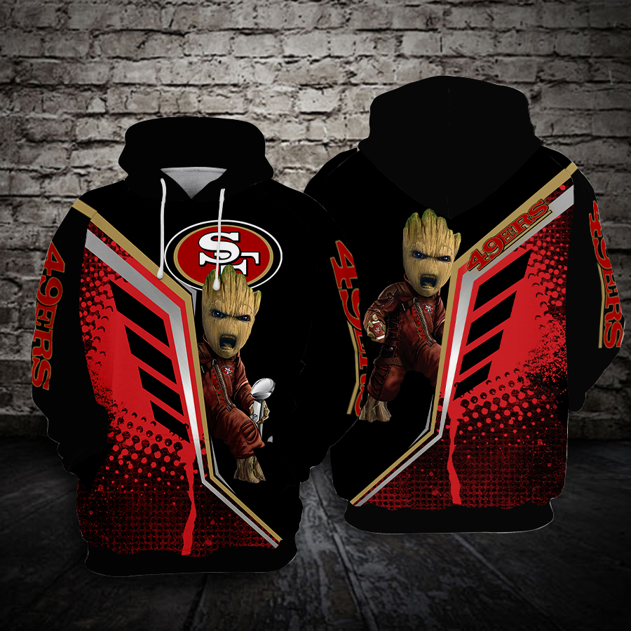 San Francisco 49ers 3D Printed Hoodie/Zipper Hoodie - b573a14bf8d2 San Francisco 49ers 3D Printed Hoodie/Zipper Hoodie - b573a14bf8d2