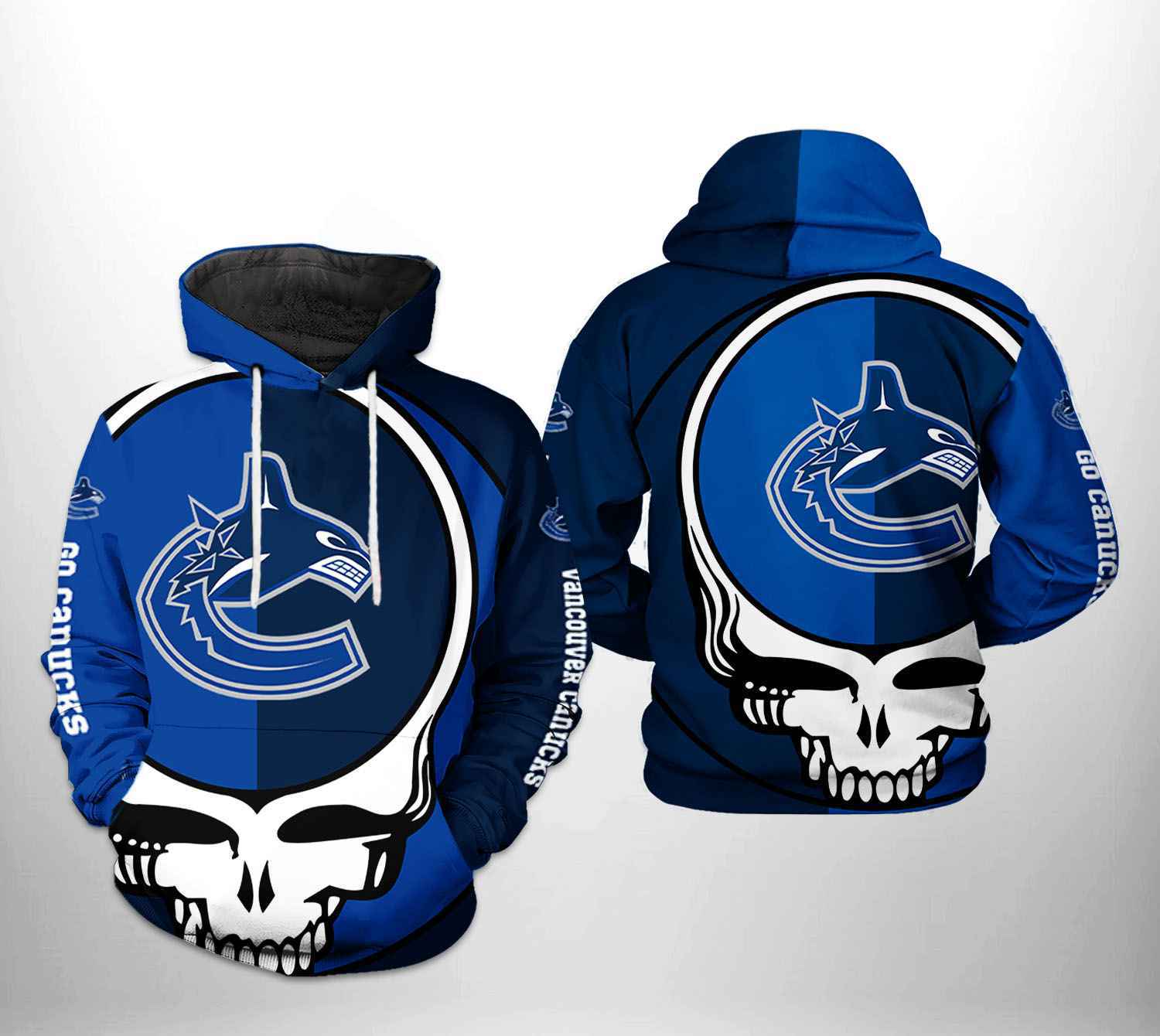 Vancouver Canucks NHL Grateful Dead 3D Printed Hoodie/Zipper Hoodie - 4b71cfd00ae4 Vancouver Canucks NHL Grateful Dead 3D Printed Hoodie/Zipper Hoodie - 4b71cfd00ae4