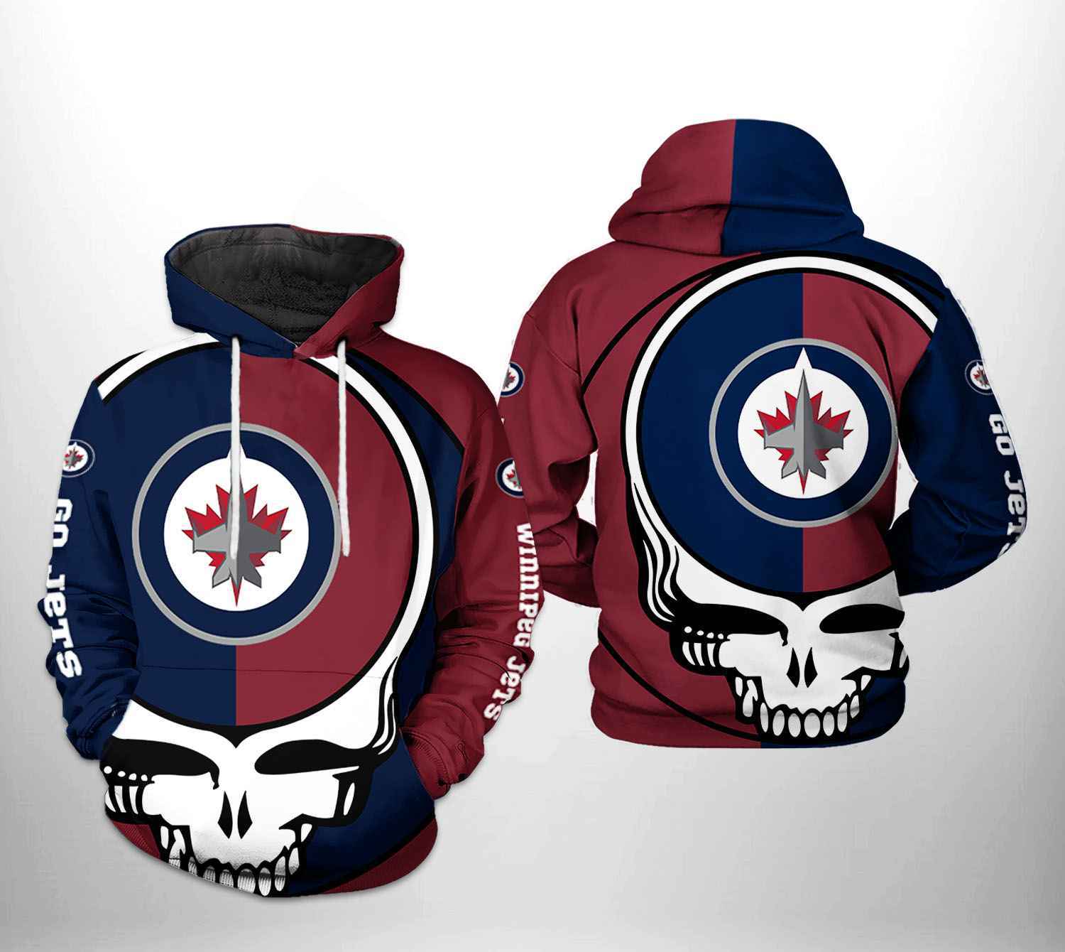Winnipeg Jets NHL Grateful Dead 3D Printed Hoodie/Zipper Hoodie - 1c86bc1eda6f Winnipeg Jets NHL Grateful Dead 3D Printed Hoodie/Zipper Hoodie - 1c86bc1eda6f
