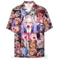 Ahegao Hawaiian Shirt 2