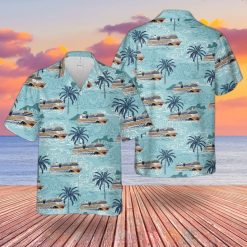 Aida Cruises Light Blue Hawaiian Shirt