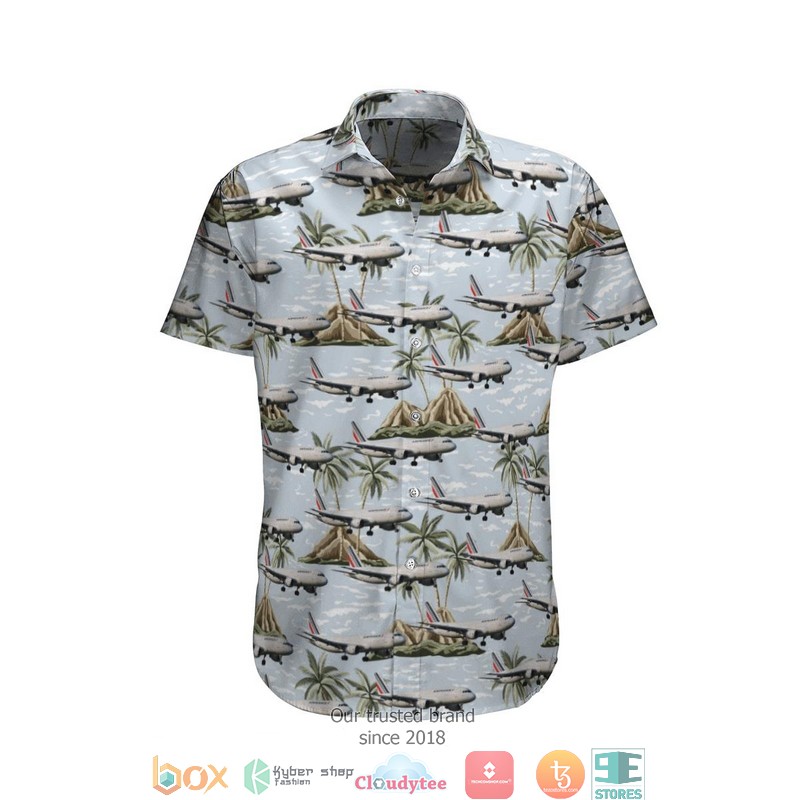 Air France Airbus A320 Hawaiian Shirt 2 Air France Airbus A320 Hawaiian Shirt 2
