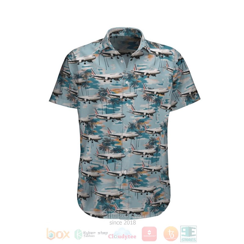 Air France Airbus A320 Hawaiian Shirt Air France Airbus A320 Hawaiian Shirt