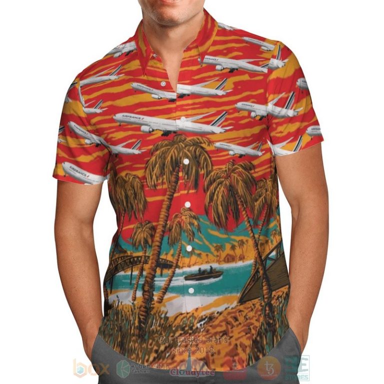 Air-France-Boeing-777-300Er-Hawaiian-Shirt-1