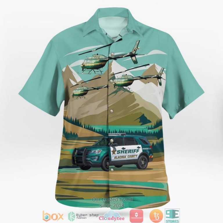 Alachua-County-Florida-Alachua-County-SheriffS-Office-Ford-Utility-Interceptor-And-Bell-Oh-58A-Kiowa-3D-Hawaii-Shirt-2