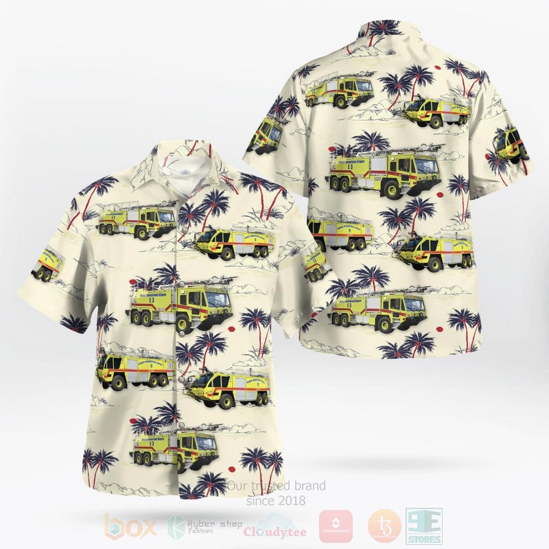 Albany International Airport Fire Department Hawaiian Shirt Albany International Airport Fire Department Hawaiian Shirt