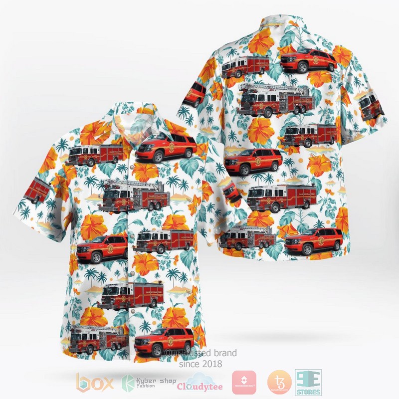 Albertville Fire Department Hawaiian Shirt Albertville Fire Department Hawaiian Shirt