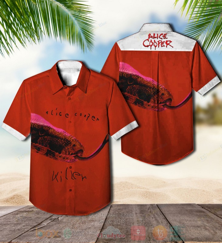 Alice Cooper Band Killer Hawaiian Shirt Alice Cooper Band Killer Hawaiian Shirt