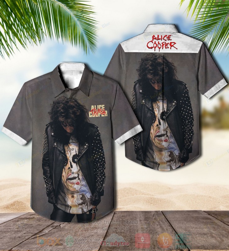 Alice Cooper Band Trash Hawaiian Shirt Alice Cooper Band Trash Hawaiian Shirt
