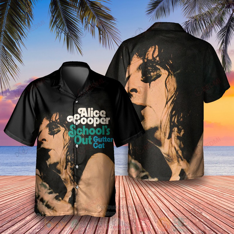 Alice Cooper Gutter Cat Album Hawaiian Shirt Alice Cooper Gutter Cat Album Hawaiian Shirt
