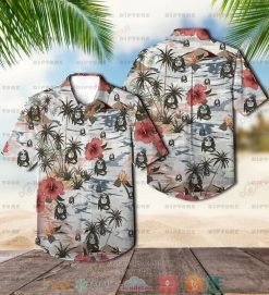 Alice Cooper Hibiscus Short Sleeve Hawaiian Shirt