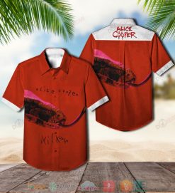 Alice Cooper Killer Red Short Sleeve Hawaiian Shirt