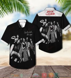 Alice Cooper Love It To Death Short Sleeve Hawaiian Shirt
