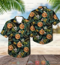 Alice Cooper Tropical Pattern Short Sleeve Hawaiian Shirt