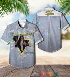 Alice Cooper Welcome To My Nightmare Short Sleeve Hawaiian Shirt