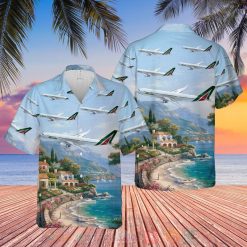 Alitalia Airbus A330 200 Hawaiian Shirt