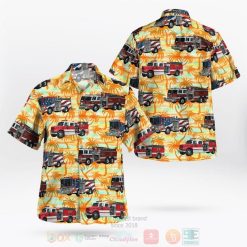 Allen City Floyd County Allen Volunteer Fire Department Hawaiian Shirt
