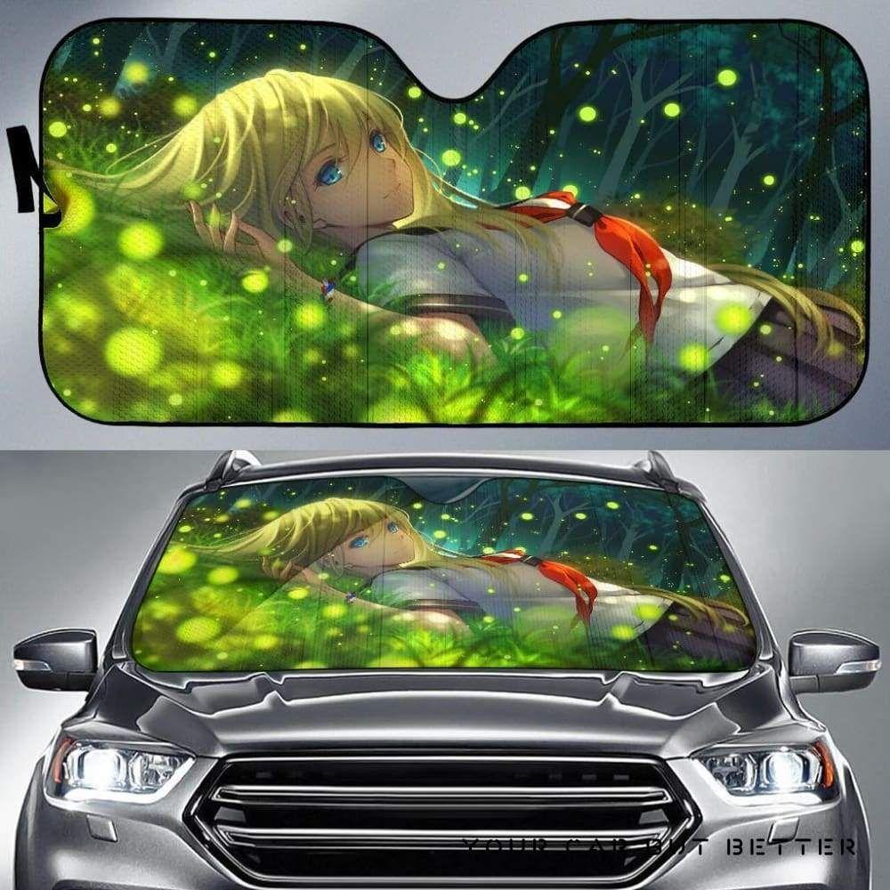 Anime Girl 3 Car Auto Sun Shade Anime Girl 3 Car Auto Sun Shade