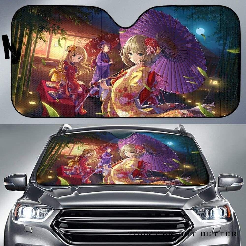 Anime Girl Art Car Auto Sun Shade Anime Girl Art Car Auto Sun Shade