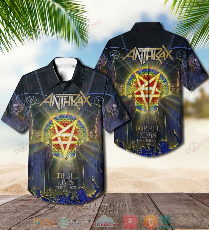 Anthrax Band For All Kings Hawaiian Shirt Anthrax Band For All Kings Hawaiian Shirt