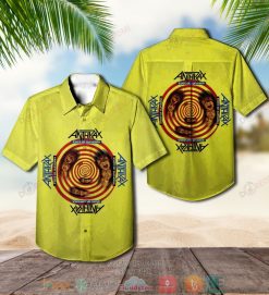 Anthrax Band State Of Euphoria Short Sleeve Hawaiian Shirt