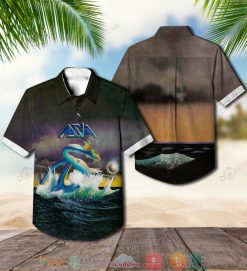 Asia Band Asia Night Ocean Short Sleeve Hawaiian Shirt
