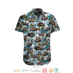 Aslav And Leopard Blue Hawaiian Shirt