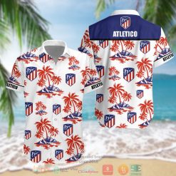 Atletico De Madrid Hawaiian Shirt