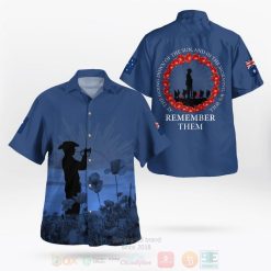 Australia Anzac Day We Will Remember Them Hawaiian Shirt
