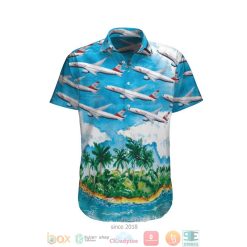 Austrian Airlines Boeing 777 2Z9Er Hawaiian Shirt