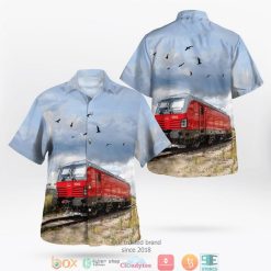 Austrian Federal Railways Obb Vectron Lok Hawaiian Shirt