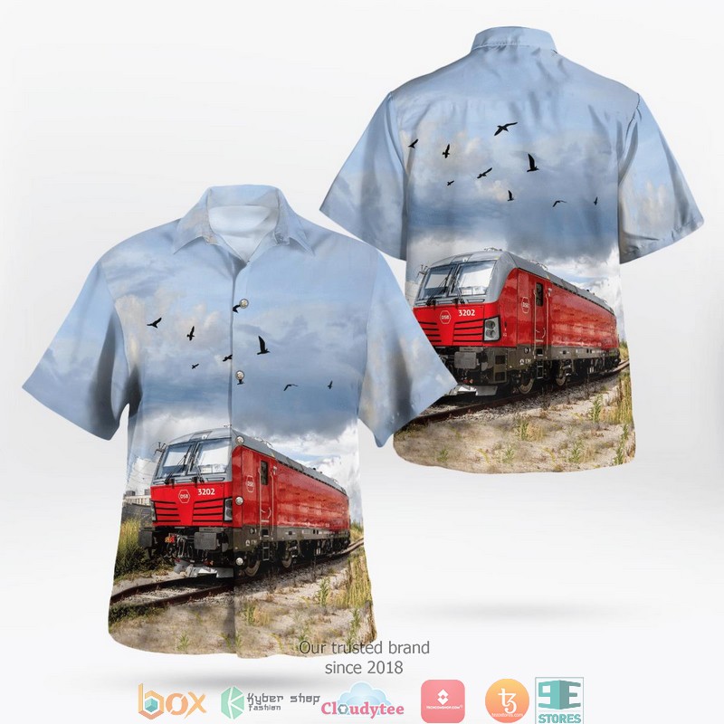 Austrian Federal Railways Obb Vectron Lok Hawaiian Shirt Austrian Federal Railways Obb Vectron Lok Hawaiian Shirt