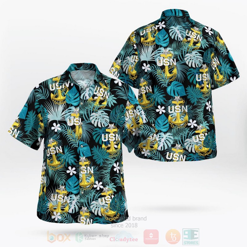 Avy Senior Chief Anchor Hawaiian Shirt Avy Senior Chief Anchor Hawaiian Shirt