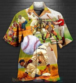 Baseball Art Hawaiian Shirt
