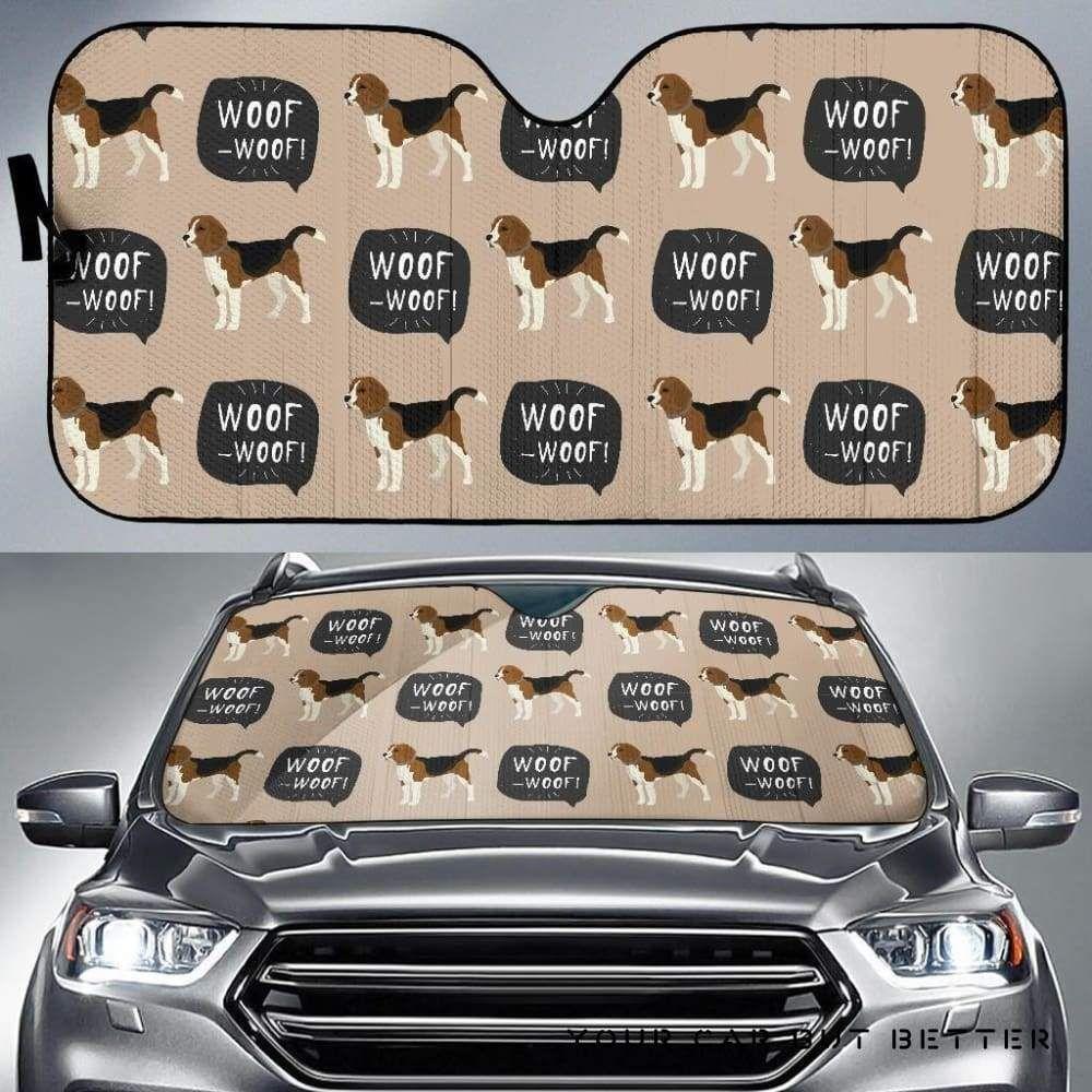 Beagle Pattern Car Auto Sun Shade Beagle Pattern Car Auto Sun Shade