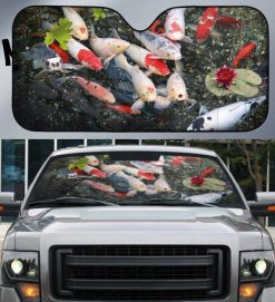 Beautiful Koi Car Auto Sun Shade