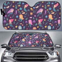 Beautiful Mermaid Fish Jellyfish Algae Other Marine World Car Auto Sun Shade