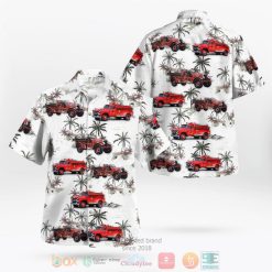 Bedford County Virginia Bedford Fire Department Antique Fire Hawaiian Shirt