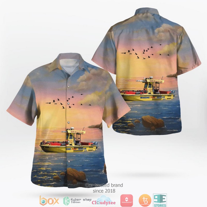 Bedford County Virginia Smith Mountain Lake Marine Fire Rescue Hawaiian Shirt Bedford County Virginia Smith Mountain Lake Marine Fire Rescue Hawaiian Shirt