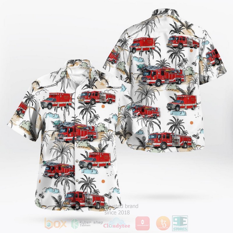 Bedford Park Cook County Illinois Bedford Park Fire Department Hawaiian Shirt Bedford Park Cook County Illinois Bedford Park Fire Department Hawaiian Shirt