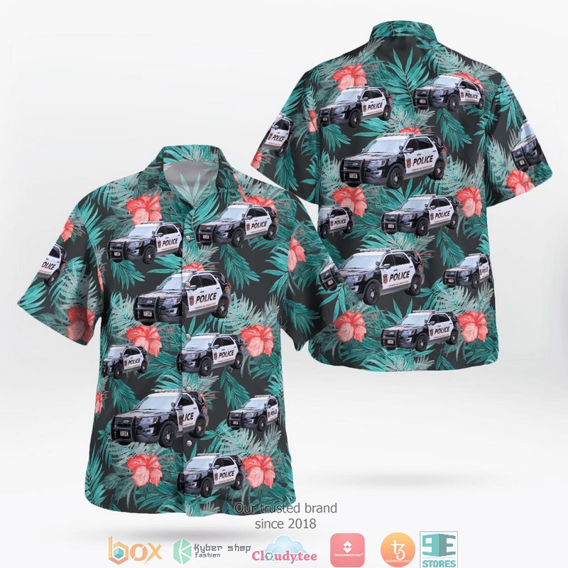 Bedford Police Department New York Hawaiian Shirt Bedford Police Department New York Hawaiian Shirt