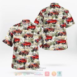 Bedford Virginia Bedford Fire Department Hawaiian Shirt