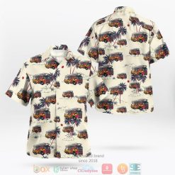 Bedfordshire England United Kingdom Bedfordshire And Luton Fire And Rescue Service Aerial Ladder Platform Hawaiian Shirt