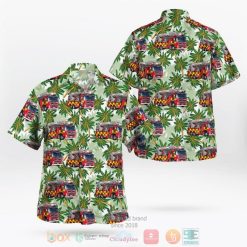 Bedfordshire Fire And Rescue Service Bronto Skylift Hawaiian Shirt