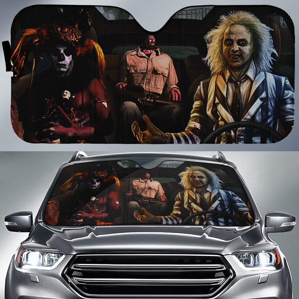 Beetlejuice Car Auto Sun Shade Beetlejuice Car Auto Sun Shade