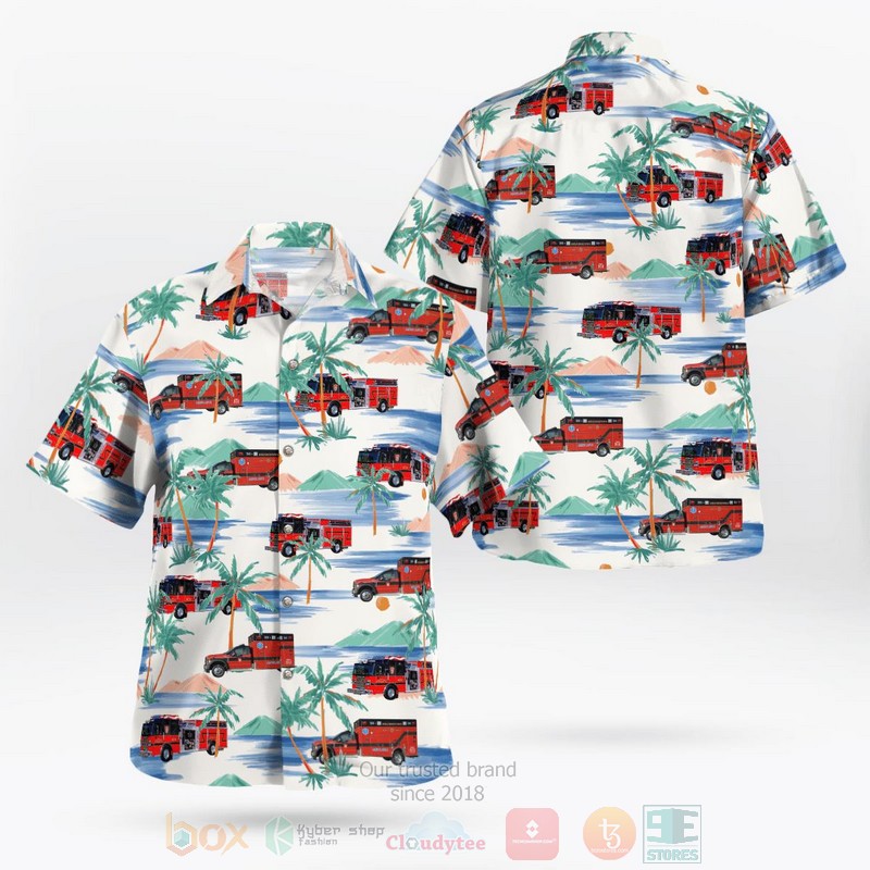 Belchertown Fire Department Hawaiian Shirt Belchertown Fire Department Hawaiian Shirt