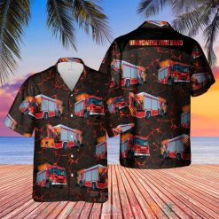 Belgium Brandweer Zone Rand Fire Truck Hawaiian Shirt 2