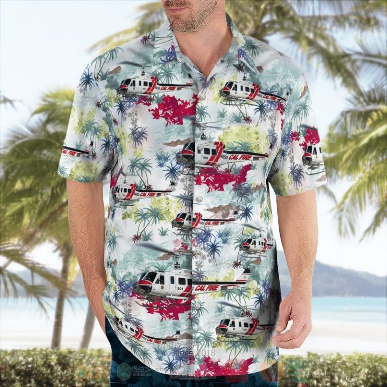 Bell-Uh-1F-Super-Hueya-360-Gallons-Copter-901-Cal-Fire-Hawaiian-Shirt-3