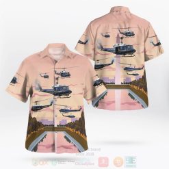 Bell Uh 1N Twin Huey Of The 1St Helicopter Squadron Flying Over Washington Dc Hawaiian Shirt