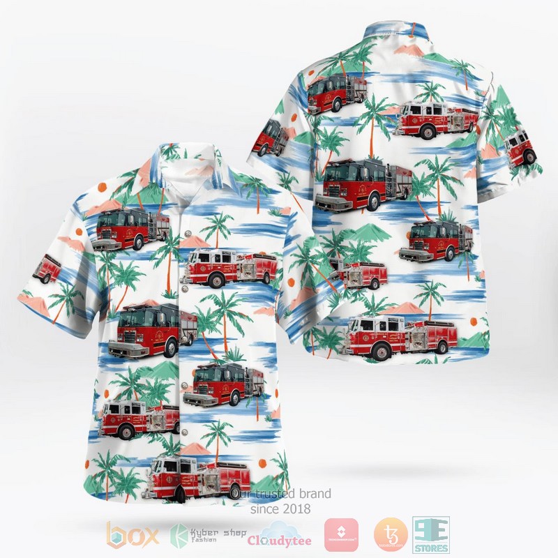 Big Rapids Township Fire Department Hawaiian Shirt Big Rapids Township Fire Department Hawaiian Shirt